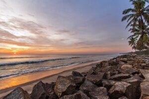 Varkala cliff sunset Day 7 — complete Kerala 7 day itinerary travel tips 2026