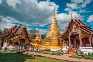 Chiang Mai Wat Chedi Luang temple morning — cultural capital north Thailand 2026
