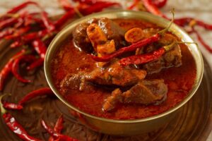 Laal maas Rajasthani lamb curry clay handi — fire curry must try Jaipur 2026