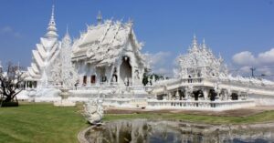 White Temple Chiang Rai Wat Rong Khun mirror — most extraordinary Thailand 2026