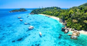 Phuket Kata Beach Andaman Sea aerial — beyond Patong guide Thailand 2026