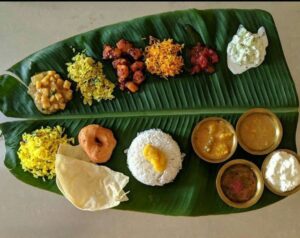 Kerala banana leaf thali ₹150 budget food — best meal in India affordable travel