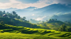 Pai Thailand mountain rice paddy morning mist — hidden gem north Thailand 2026