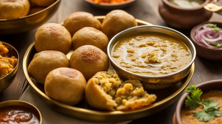 Rajasthani food guide Jaipur 2026 — dal baati churma traditional dishes spread