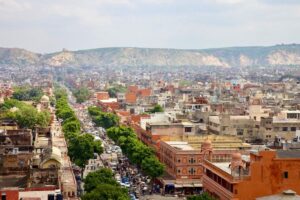 Jaipur Pink City aerial old city — complete 5 day itinerary guide 2026