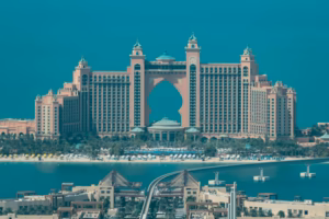 "Dubai desert safari dunes at golden hour — Dubai travel guide 2026"