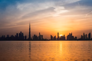 Dubai panoramic skyline — complete budget travel guide from India 2026