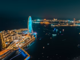 DDubai skyline at night — Dubai budget trip from India 2026 complete guide
