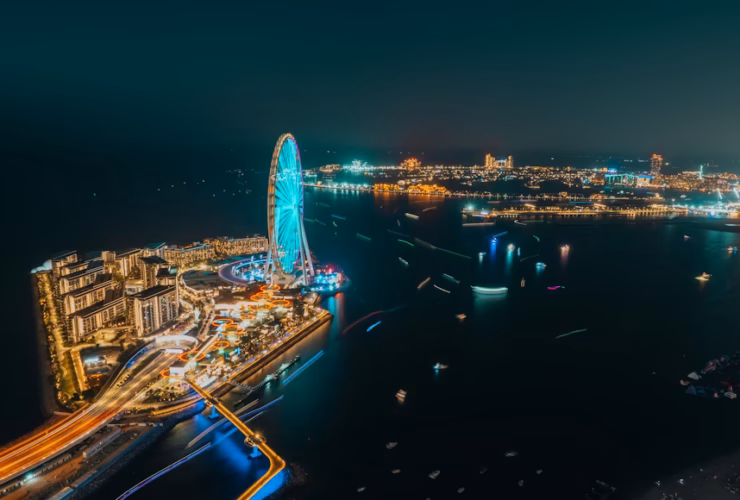 DDubai skyline at night — Dubai budget trip from India 2026 complete guide