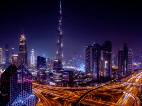 "Dubai desert safari dunes at golden hour — Dubai travel guide 2026"