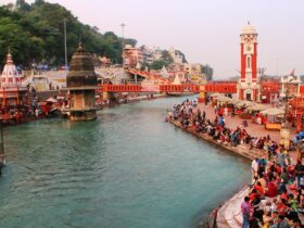 rishikesh triveni ghat dawn ganges