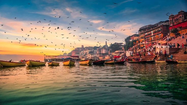 varanasi ghat sunrise ganga
