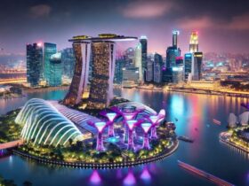 singapore marina bay night
