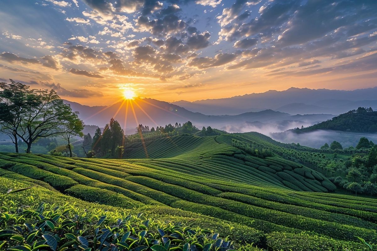 nilgiri tea estate plantation