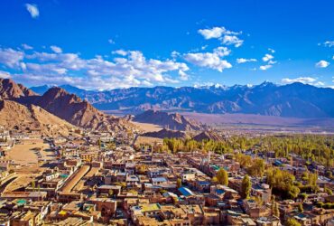 Hero: Leh City with Palace and Mountains