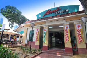 maxwell food centre singapore morning